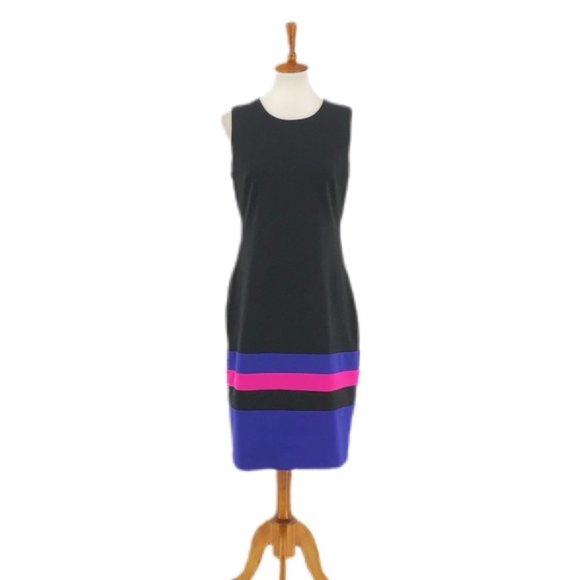 Calvin Klein Dresses & Skirts - Calvin Klein Black Color Block Sleeveless Dress